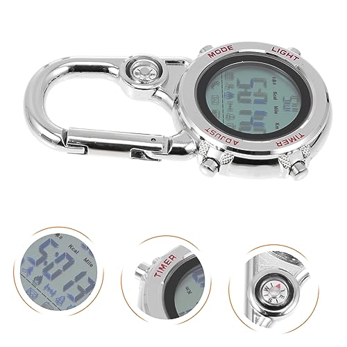 Reloj de montaña con diseño simple de acero inoxidable fácil de leer 4