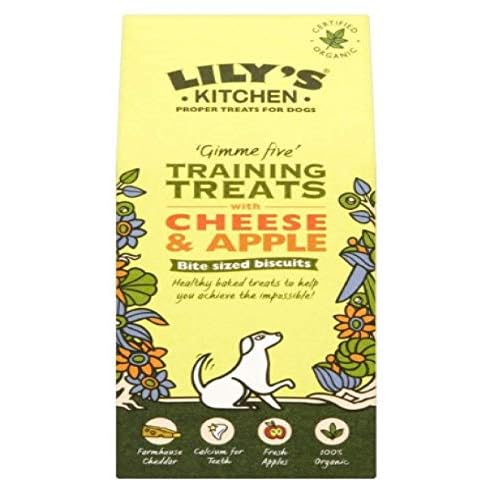 Lily's organische Trainings-Leckerlis, mit Käse und Apfel, 100 g, 3 Stück