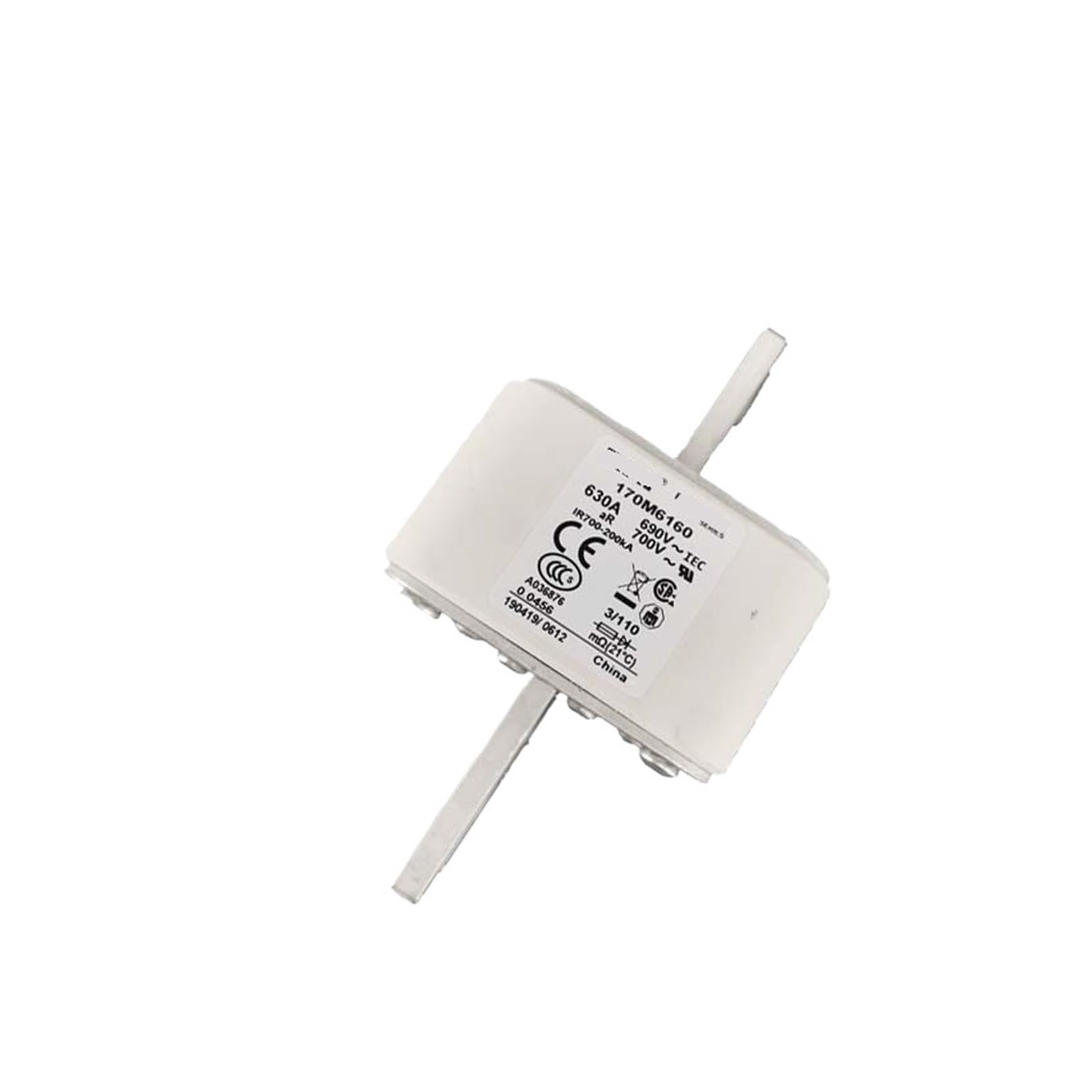 Fusible basse tension rapide 170M6160 composant de rechange industriel - 6