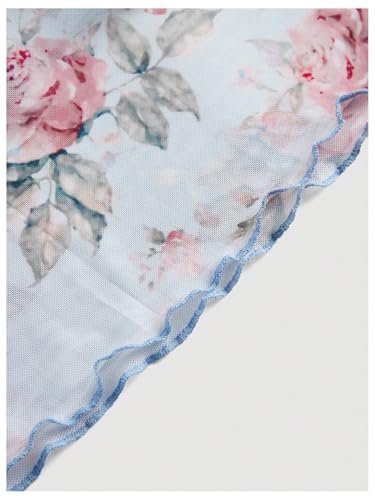 Image of Verdusa Women's Floral Print Wedding Guest Bowknot Bodycon Maxi Dress Sleeveless Summer Dress