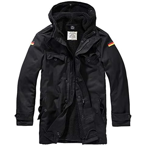 Brandit BW flag parka, black, size 48 Cover