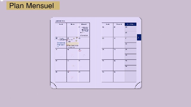 POPRUN Agenda De Poche Mensuel 2 Ans 2026-2027 - Format A6 (24 Mois : Janvier 26 - Décembre 27) - 100 G/m² - 4 Pages Par Mois - 144 Pages - Couverture Rigide En Cuir Synthétique - Bordeaux