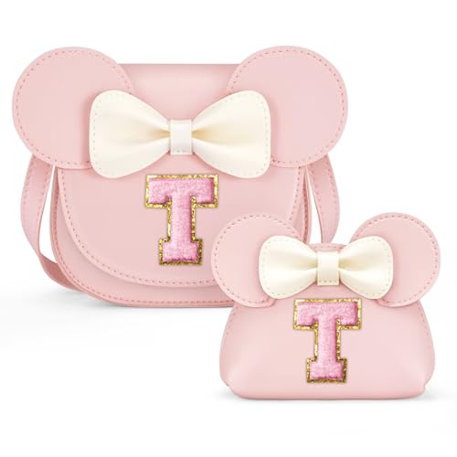 Image of Toddler Purse Gifts for Girls, Little Girl Purse Kids Wallet Crossbody Bag, Birthday Gifts for 3 4 5 6 7 8 Year Old Girl (T, Pink)