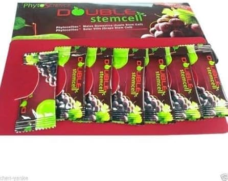 20 Packs Phytoscience Double Stem Cell Anti Aging Reduce Wrinkles Fine Lines Skin Texture (14 Sachets/Pack)