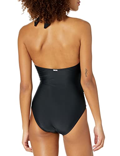 Tommy Hilfiger Women's Stretch Tummy Control Halter Neck One Piece Swimsuit2