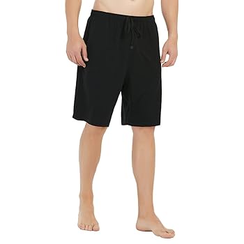 U2SKIIN 2 Pack Mens Cotton Pajama Shorts, Lightweight Lounge