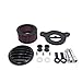 HTTMT MT225-010- Air Cleaner Intake Filter System Kit Compatible with Sportster XL883 XL1200 1988-2015 Black