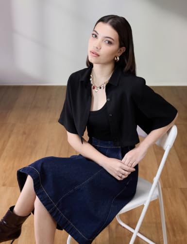 Image of FOREVER 21 Women Solid Regular Fit Crop Top