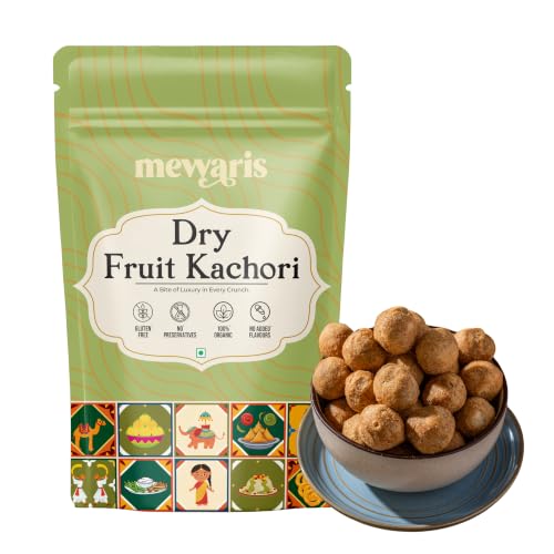 Image of MEWARIS Dry Fruit Kachori | Sweet & Spicy Indian Snack | Chatpata Tea-Time Munching for Adults | Ready to Eat Traditional Snack | 200g Pack of 1