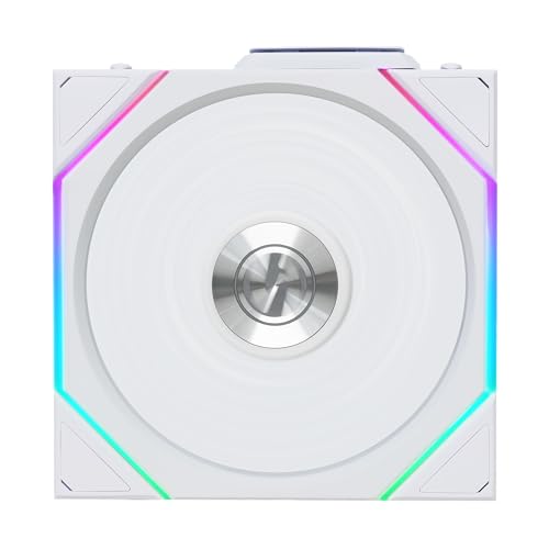Lian Li UNI Fan TL - Wireless 120 - Single Pack - 2.4 GHz Wireless Signal for RGB & Fan Control - Infinity Mirror Design - Controller NOT Included & Required - White (12TL1W1W)