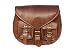 Last DAY - SALE Clearance 2019! Shakun Leather Handmade Women Vintage Genuine Cross Body Bag Double Pocket Front Satchel, 10 x 13 Inch, 100% Pure Leather with Free Shipping