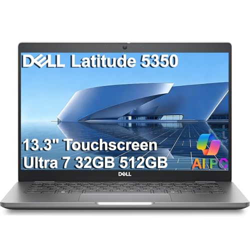 Dell Pro 16 (Next Gen Latitude) Business AI PC Laptop (16" FHD+ Touchscreen, Intel Core Ultra 7 265U (> i7-1355U), 64GB DDR5 RAM, 2TB SSD), Backlit, 1080p IR Webcam, Wi-Fi 6E, Win 11 Pro, PC16250