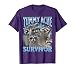 Tummy Ache Funny Raccoon Meme Bootleg Graphic 90s T-Shirt