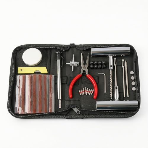 Kit réparation crevaison pneu Baoblaze en métal pour éviter la panne sur route