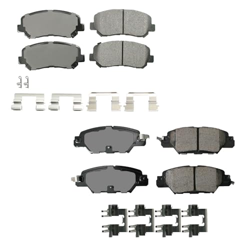 Akebono ProACT Front and Rear Ceramic Brake Pad Set Kit for Mazda CX-5 2016-2021