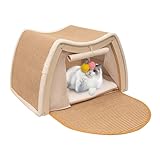 Confort thermique toutes les saisons : ce lit pour chat chauffant est fabriqué avec un rembourrage matelassé et doux qui garantit une excellente isolation thermique tout en offrant à votre animal de compagnie un endroit confortable pour se reposer toute l'année. Garde au chaud en hiver et au frais en été, idéal pour une utilisation intérieure ou extérieure dans n'importe quel climat.