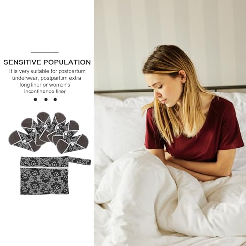 Toallas sanitarias reutilizables de fibra de carbón YARNOW para una absorción segura 7