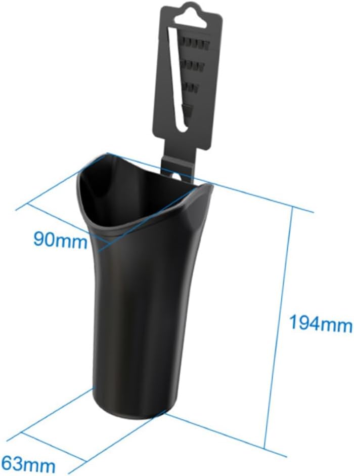 Ciieeo 4pcs Multifunctional Folding Umbrella Storage Bucket Car Seat Back Organizer for Wet Umbrellas Black Convenient and Easy to Install for Cars