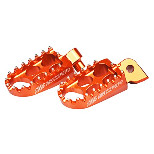 Cale pied SCAR Evolution KTM SX 50 65 repose-pieds orange moto cross