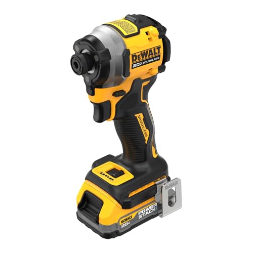 Image of DEWALT 20V MAX ATOMIC Cordless Impact Drill Driver Kit, 1 /4 Inch, Battery and Charger Included (DCF850E1)