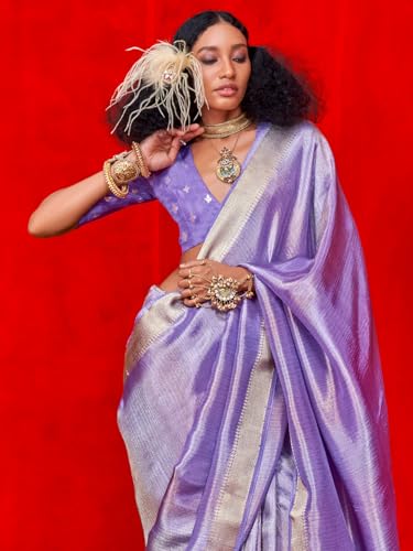 AKHILAM kanjivaram silk saree in soft silk – image 4
