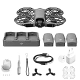 Combo Completo y Portátil: Incluye la DJI Neo 2, 3 baterías, estación de carga, protectores de hélice y más accesorios para vuelos más largos y fáciles al aire libre. Pesa solo 151 g.