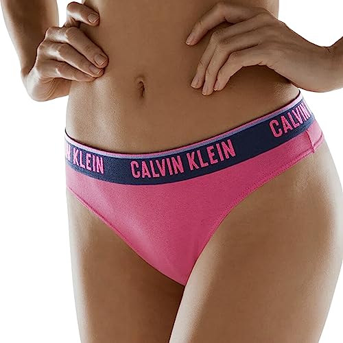Calcinha Calvin Klein CK Cotton Fio Dental | Rosa Pink | P | Calvin Klein