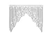 Heritage Lace Woodland 68-Inch Wide by 40-Inch Drop Swag Pair, White