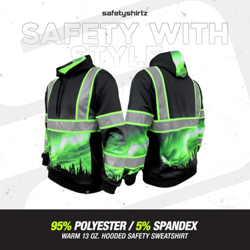 Image of SafetyShirtz SS360 ANSI Class 3 Type R Graphic Hoodie
