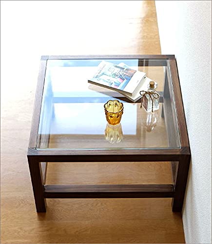 【美品】ローテーブル ガラス天板 スクエア Amazon.co.jp: ローテーブル ガラステーブル おしゃれ 四角 正方形