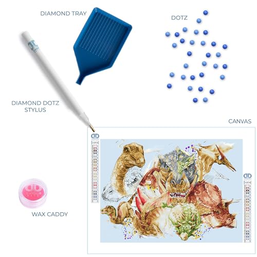 DIAMOND DOTZ Painting Kit: Advanced, DD15, Fabric, Gone But Not Forgotten, 110x80cm - Image 4