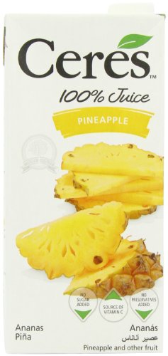 Ceres Pineapple 100% Fruit Juice Blend, 1000 ml, White, (74552) (B00CFJ4H1C) Amazon Price History, Amazon Price Tracker