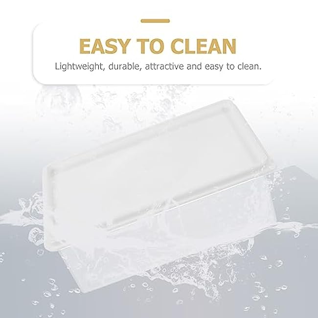 Hemoton Clear Meat Storage Container Bacon Keeper Box Bacon Storage Bins Refrigerator Saver Case Fruit Vegetable Organizer for Home Kitchen 1200ml