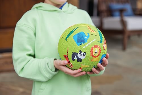 image for Crocodile Creek Playground Ball - Durable Rubber Ball for Kids Ages 3 