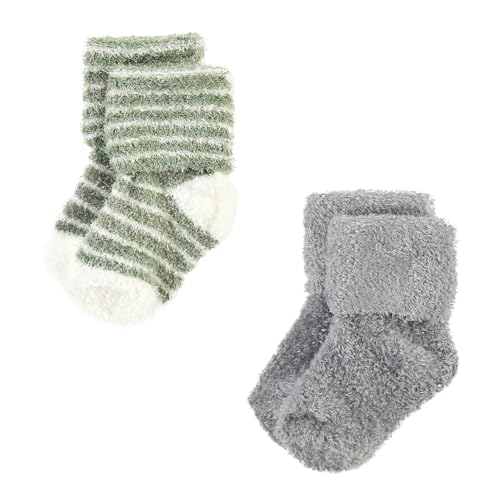 Image of Hudson Baby Baby 8-pack Cotton Rich Newborn and Terry Socks