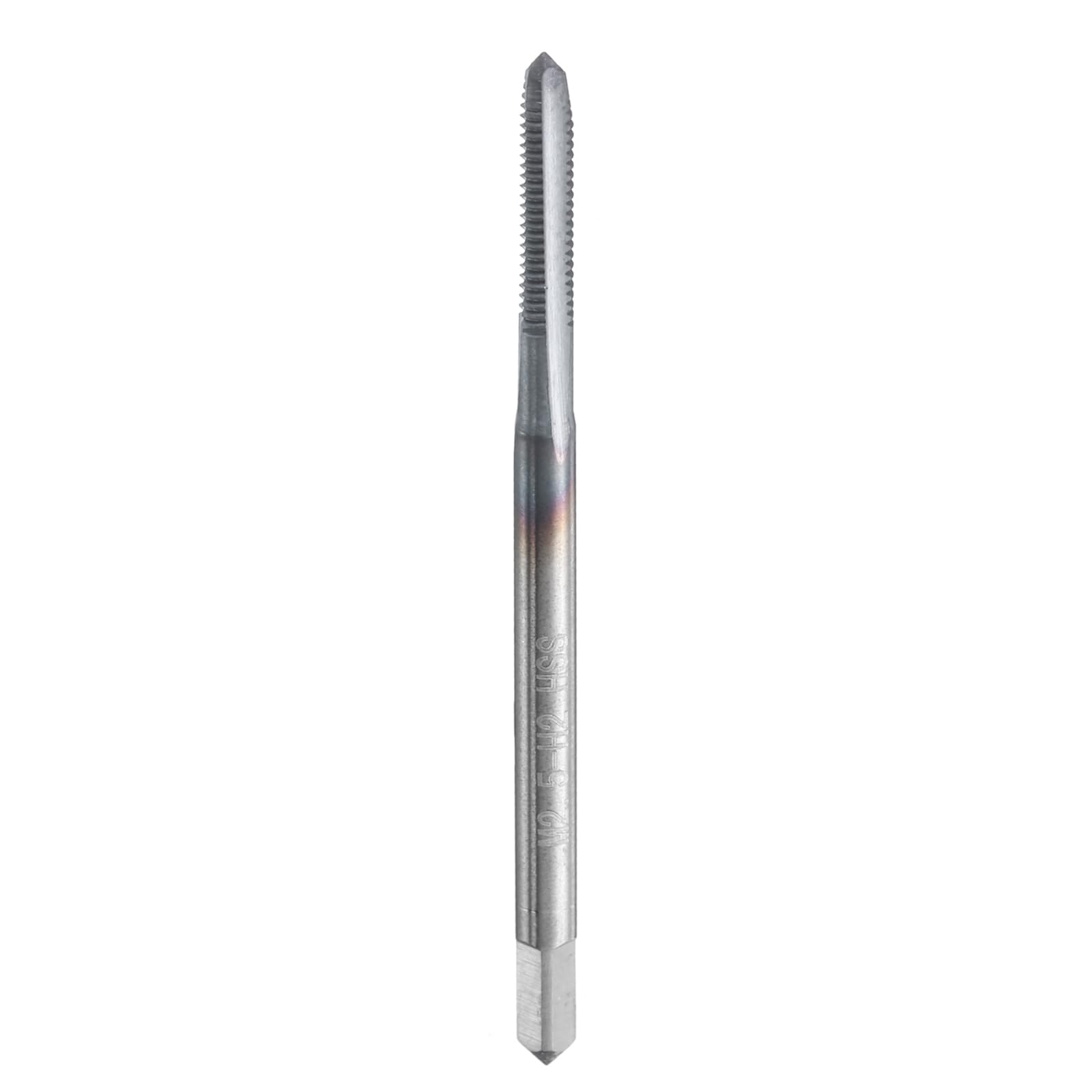 HARFINGTON M2.5X.45 Metric Thread Tap 6542 Cobalt High-Speed Steel TiCN Coated Plug Tap Right Hand Straight Flutes Screw Threading Hand Tap