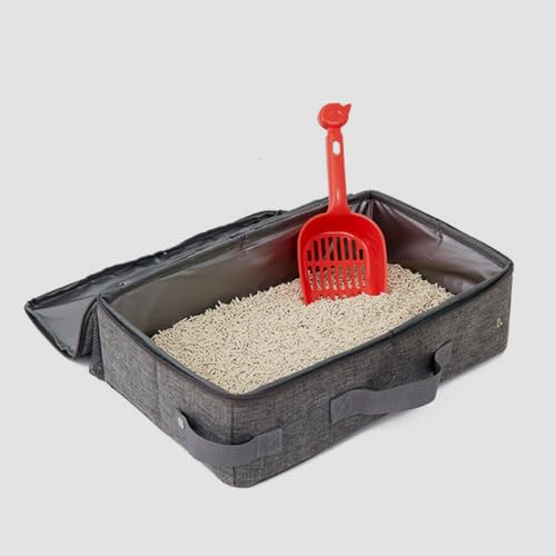 NOLITOY Caixa caixa de areia desmontável para gatos acessórios para gatos bandeja de areia para gati