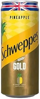 مشروب غازي (8 قطعة, شويبس اناناس شعير كانز جيب 240مل)