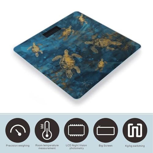 Báscula Digital de Vidrio Templado con LCD miniatura 3