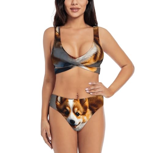 Maillot de bain deux pièces Corgi pour vos vacances à la plage