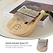 TIDTALEO Portable 17-Key Thumb Piano Kalimba for Beginners, Pig-Shaped Finger Instrument, Compact and Practical Music Gift for Travel and Learning