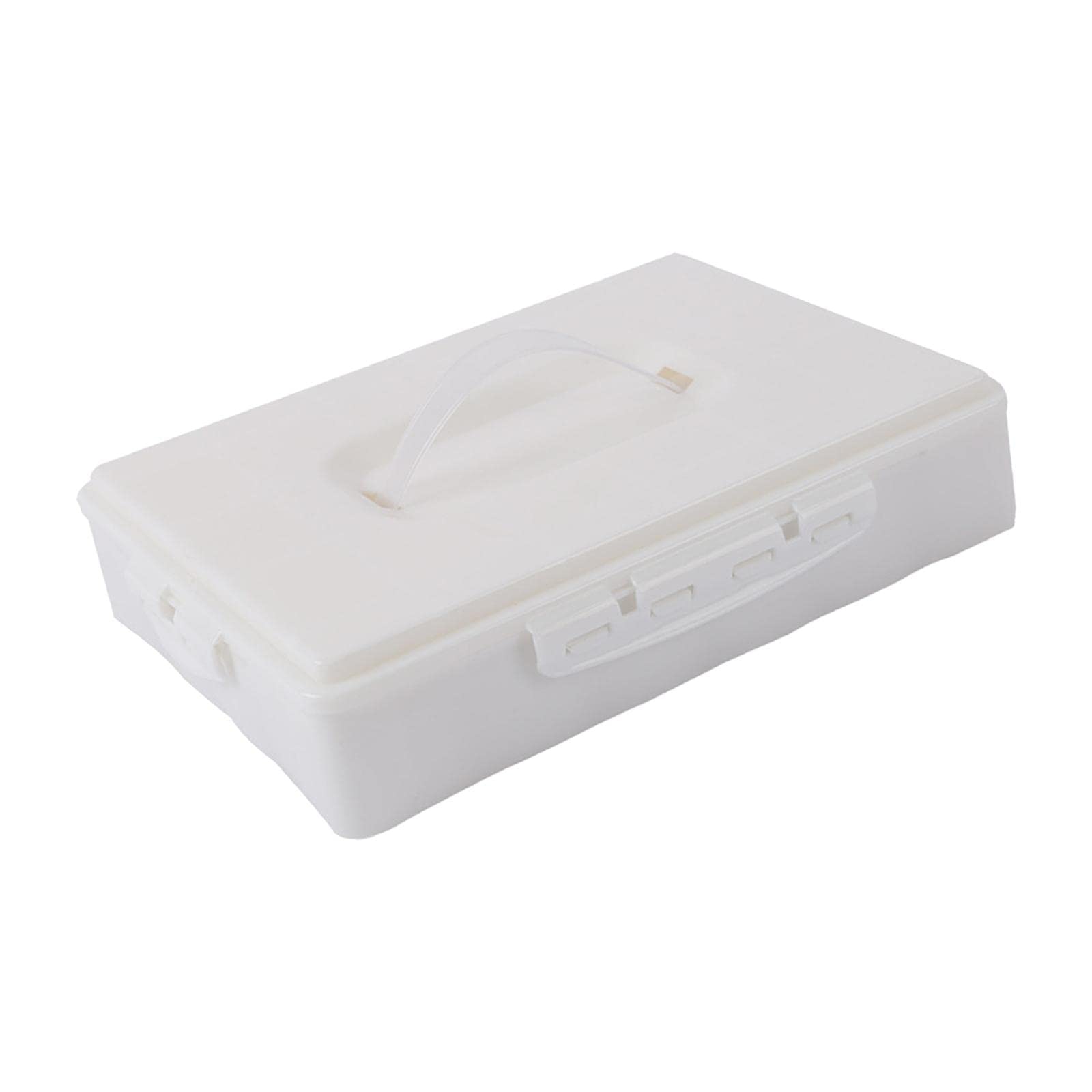 Paint Palette Paint Mixing Trays Watercolor Draw Pigment Box Paints Tins Box 24Grid,White