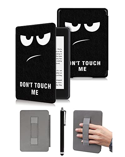 Custodia Sottile per Kindle 11a Generazione Versione 2022 - con Funzione di Sospensione e Riattivazione Automatica e Cinturino da Polso - Non Compatibile con Paperwhite