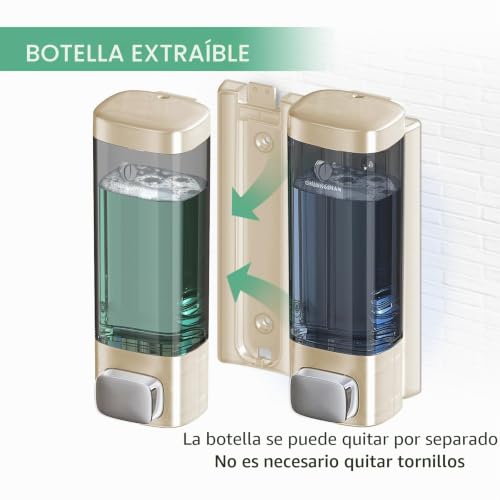 Dispensador de jabón CHUANGDIAN, montaje en pared, sin ...