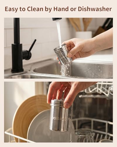 House Again Large Tea Infuser with Scoop, Extra Fine Mesh Tea Strainers for Loose Tea and - image 5