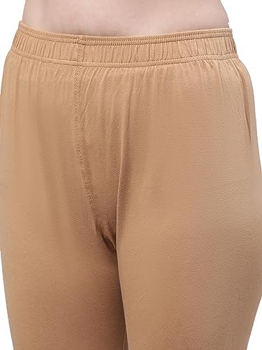 Image of Cotton Comfort Fit Elasticated Waistband Stretchable Leggings