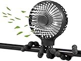 【USB recargable y ventilador portátil】Este pequeño ventilador de mano personal es alimentado por USB o batería. Se puede cargar a través del ordenador, portátil, banco de energía, cargador de coche. Usando la interfaz tipo-c, la capacidad de la batería es 18650/1800 mAh, múltiples métodos de suministro de energía, simple y conveniente.