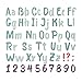 Produktbild Sizzix 664491 THINLITS Alpha Cutting Dies, Papier, Bold Brush Alphabet, Einheitsgröße