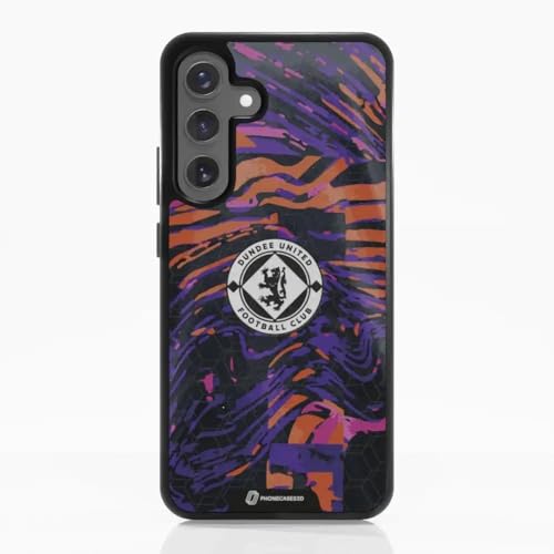 Coque Samsung S24 Pro protégeant des chutes avec design officiel Dundee United noir