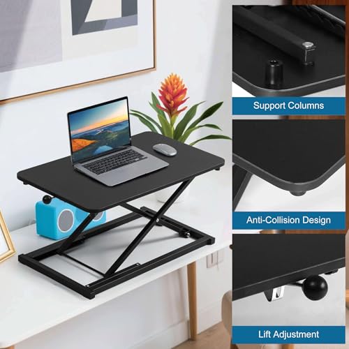 Raathionty Manual Scissor Standing Desk Converter — 23.6in, Budget Sit-Stand Riser — view 6